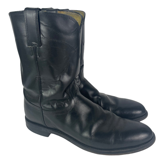 Justin Black Corona Roper Premium Leather Western Boots main image 4
